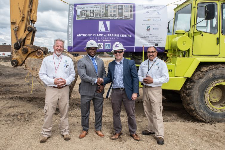 Groundbreaking Ceremony for Anthony Place at Prairie Centre